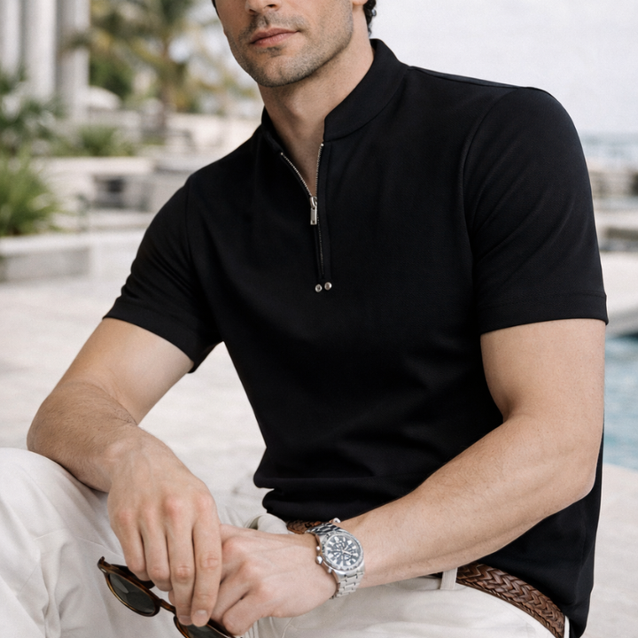 Lion Style | Men’s Quarter Zip Polo