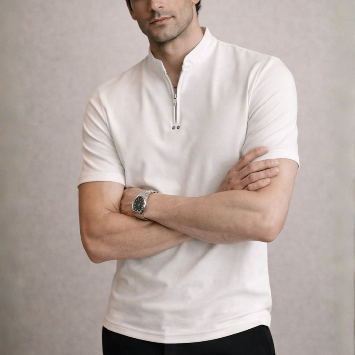 Lion Style | Men’s Quarter Zip Polo