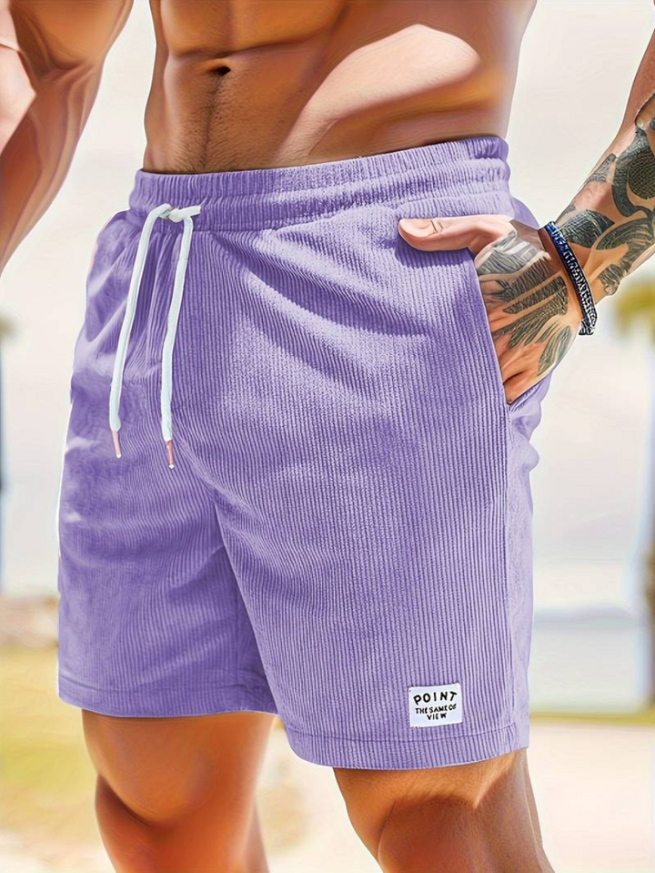 Lion Style | Men’s Ribbed Drawstring Shorts
