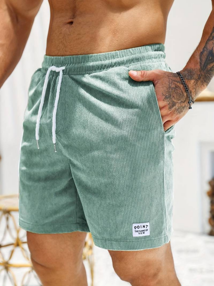 Lion Style | Men’s Ribbed Drawstring Shorts