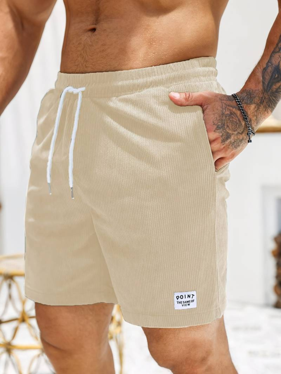 Lion Style | Men’s Ribbed Drawstring Shorts