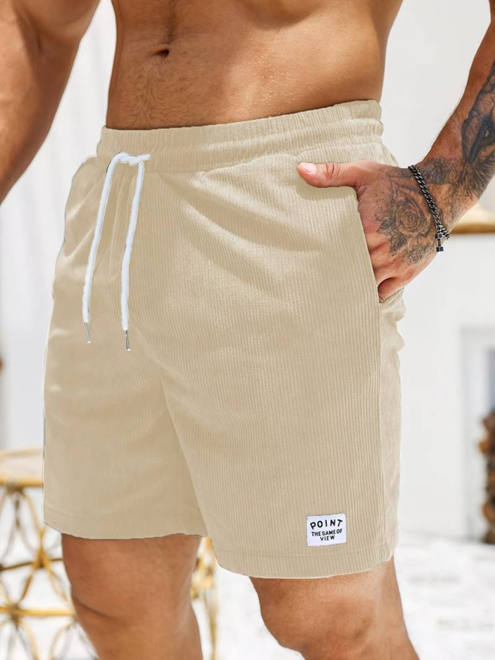 Lion Style | Men’s Ribbed Drawstring Shorts