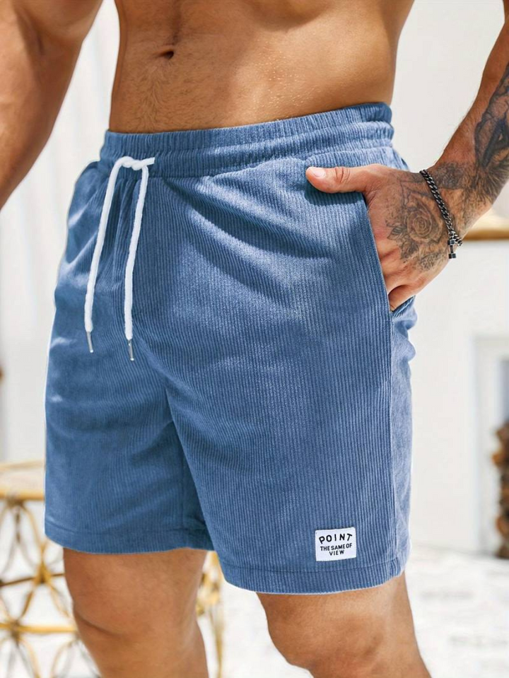 Lion Style | Men’s Ribbed Drawstring Shorts