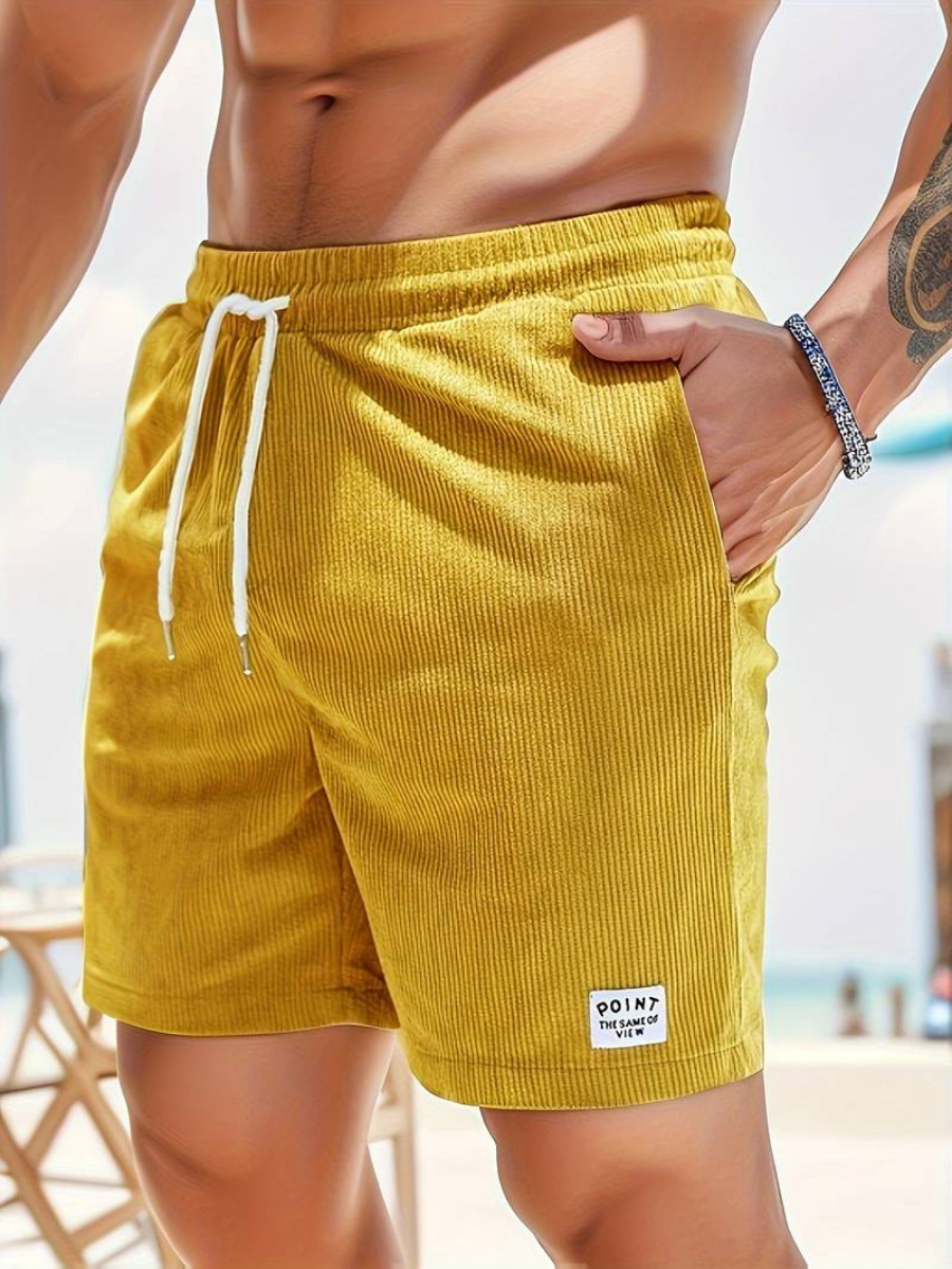 Lion Style | Men’s Ribbed Drawstring Shorts