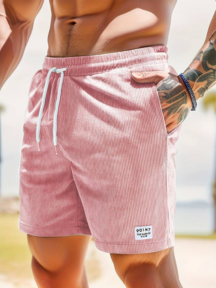 Lion Style | Men’s Ribbed Drawstring Shorts