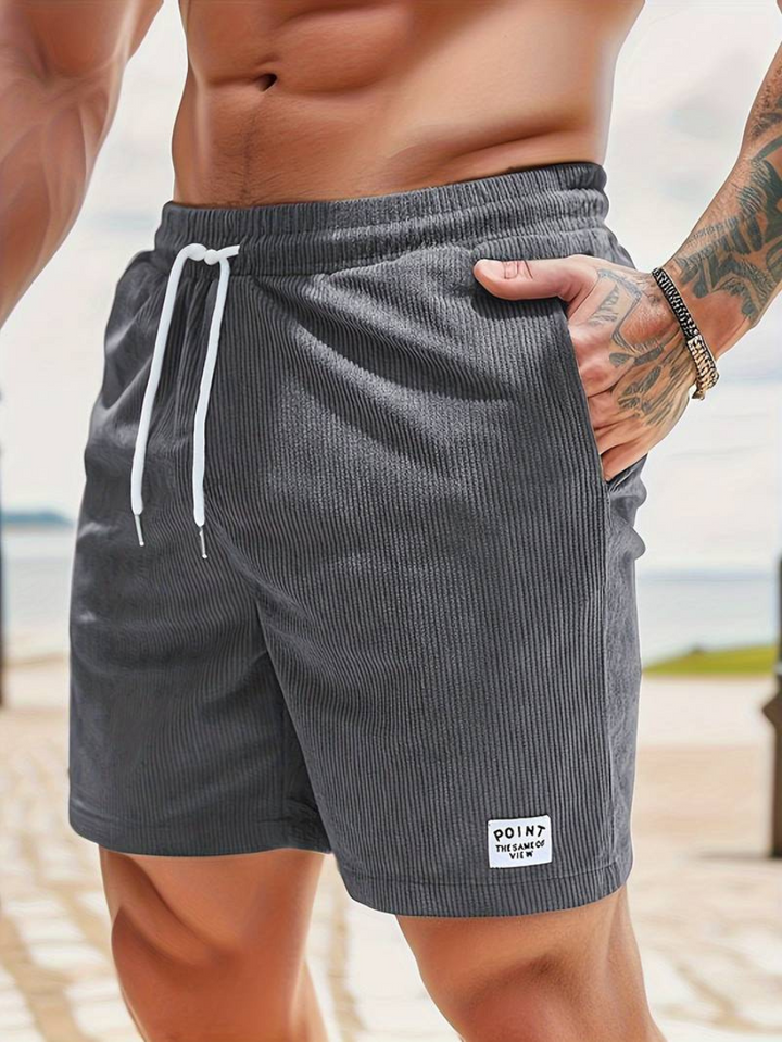 Lion Style | Men’s Ribbed Drawstring Shorts