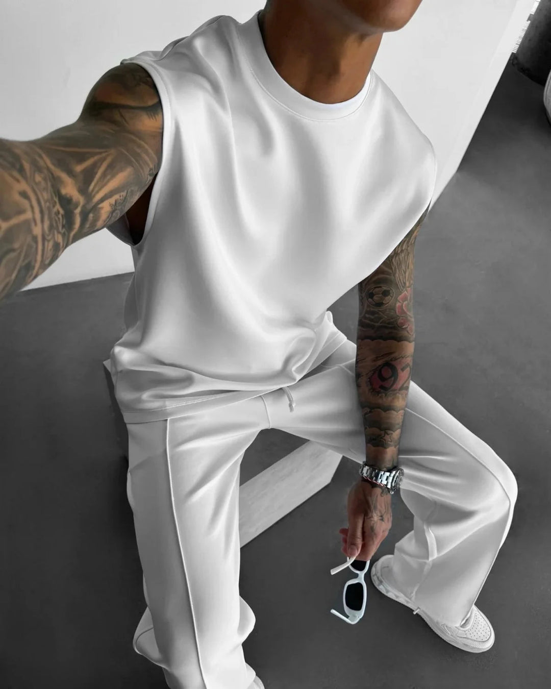 Lion Style | Men’s Sleeveless Lounge Set