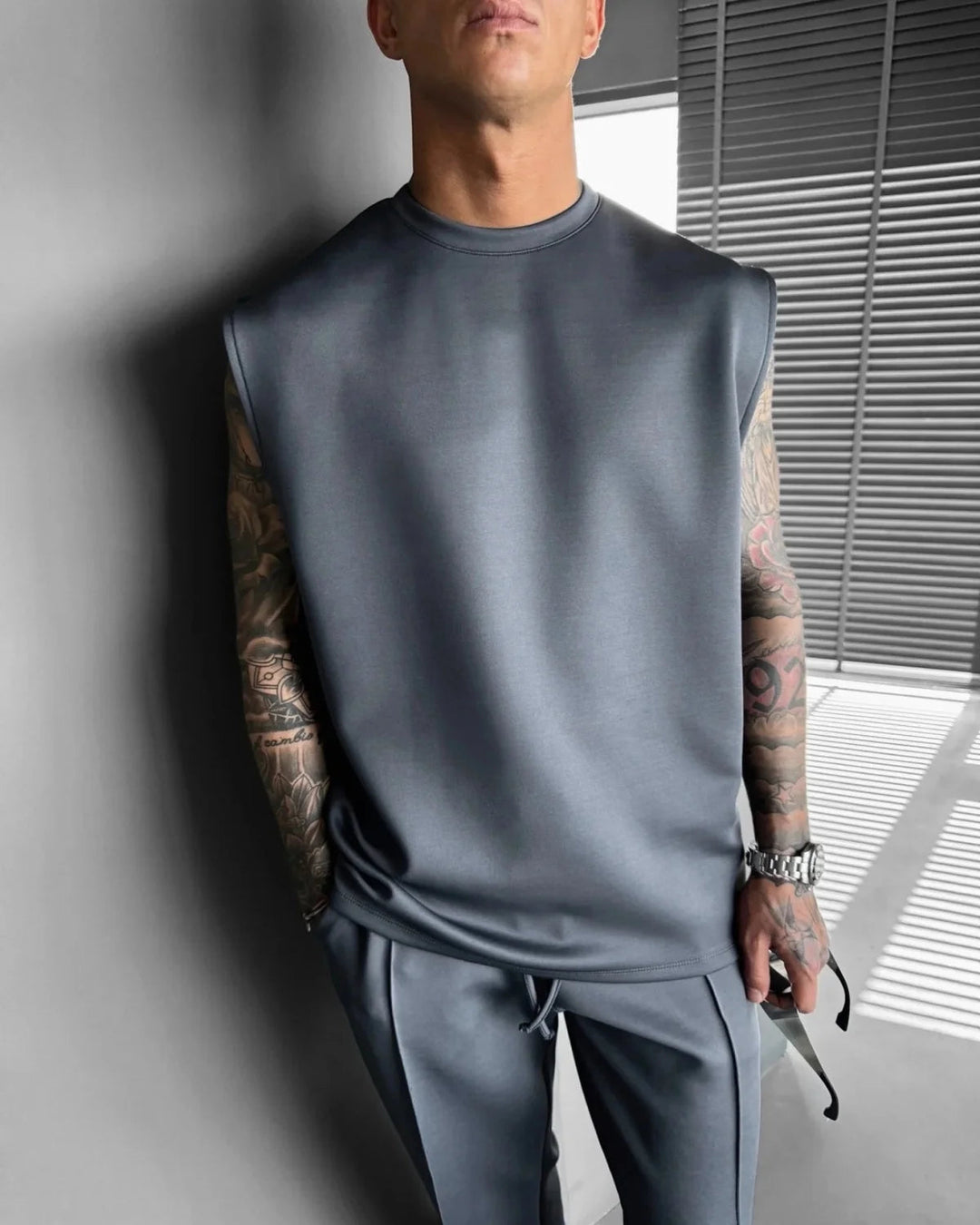 Lion Style | Men’s Sleeveless Lounge Set
