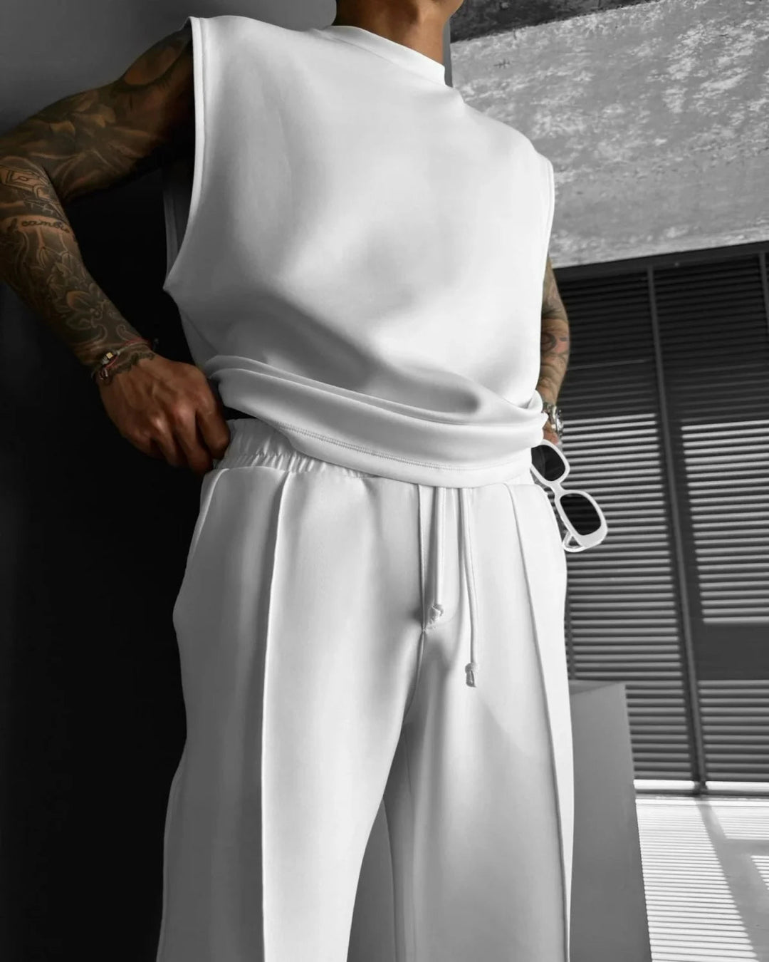 Lion Style | Men’s Sleeveless Lounge Set