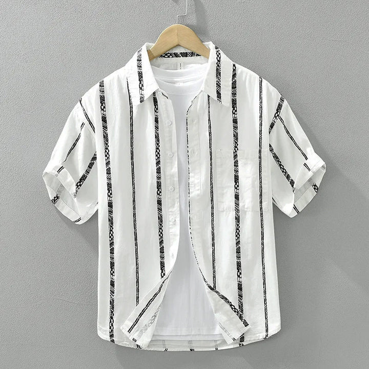 Lion Style | Men’s Striped Button Shirt