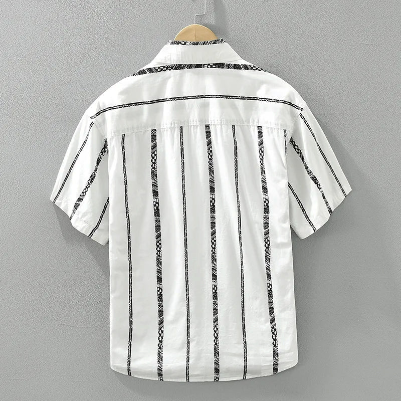 Lion Style | Men’s Striped Button Shirt