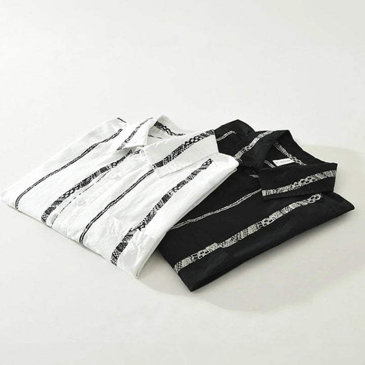 Lion Style | Men’s Striped Button Shirt