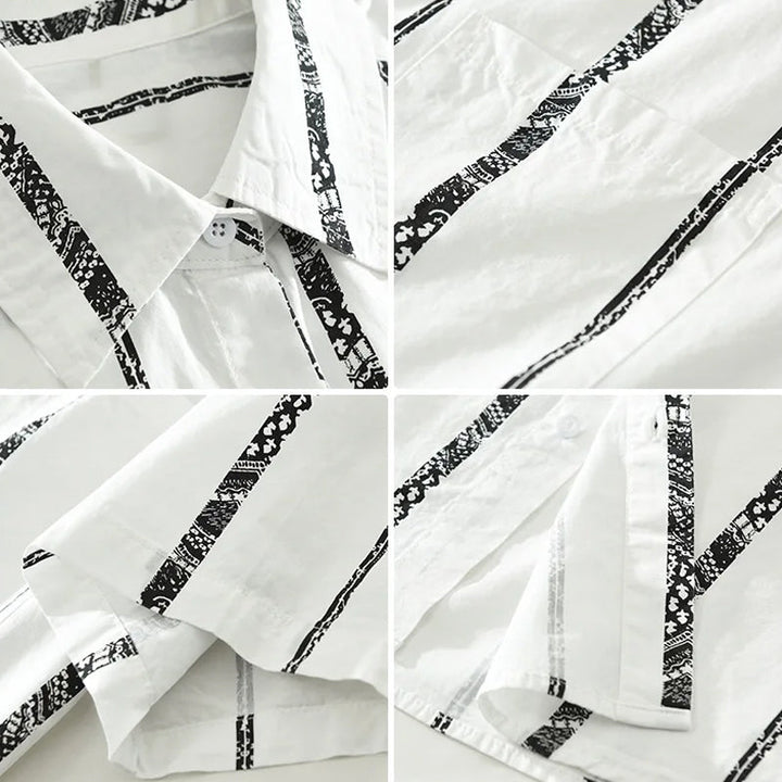 Lion Style | Men’s Striped Button Shirt