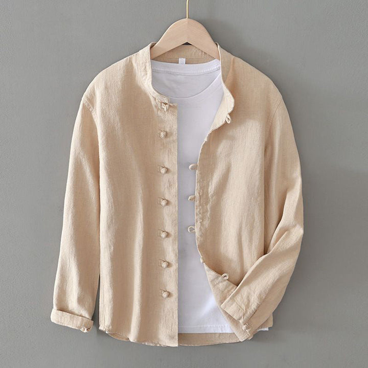 Lion Style | Men’s Vintage Mandarin Shirt