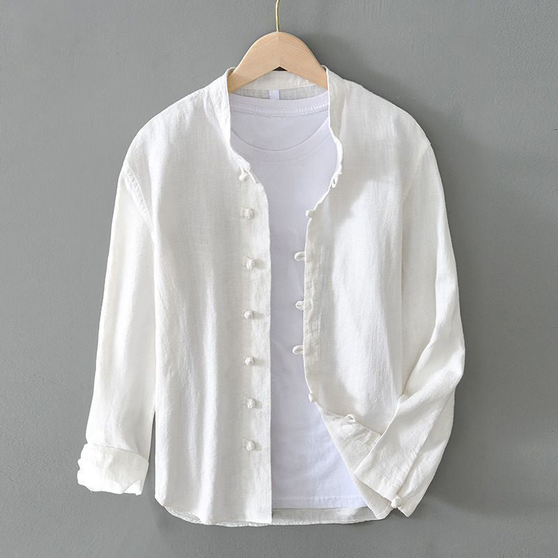 Lion Style | Men’s Vintage Mandarin Shirt