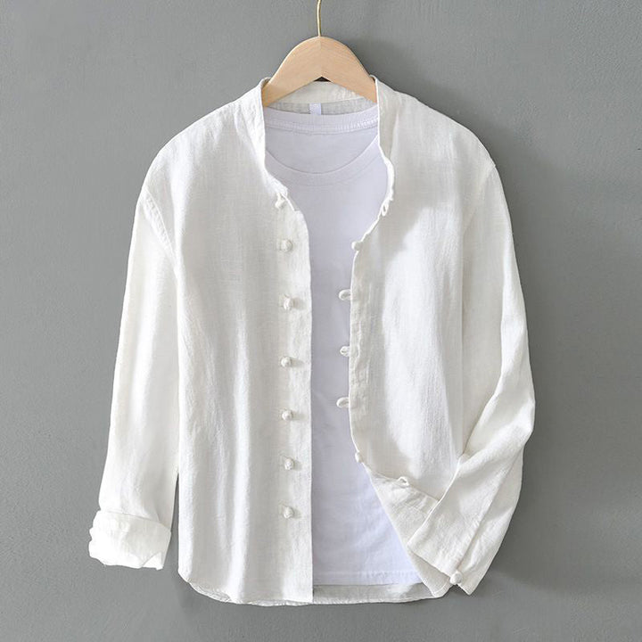 Lion Style | Men’s Vintage Mandarin Shirt
