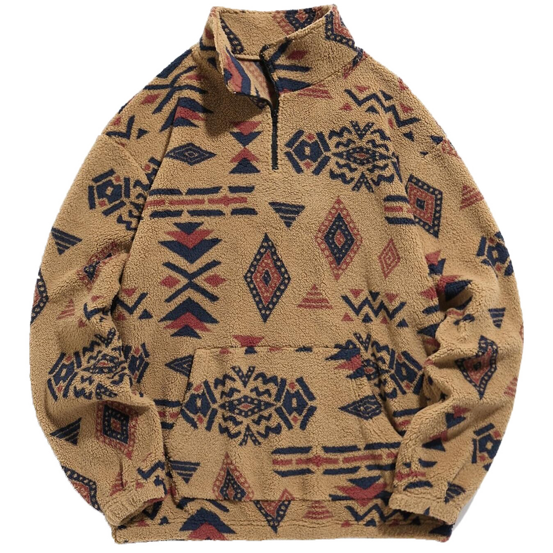 Lion Style | Simon Men’s Quarter-Zip Fleece Pullover Lion Style