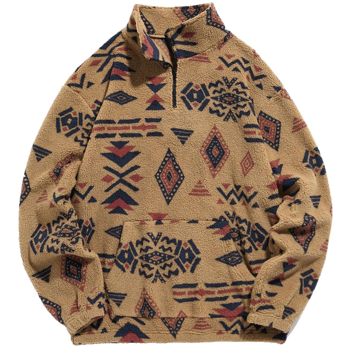 Lion Style | Simon Men’s Quarter-Zip Fleece Pullover Lion Style