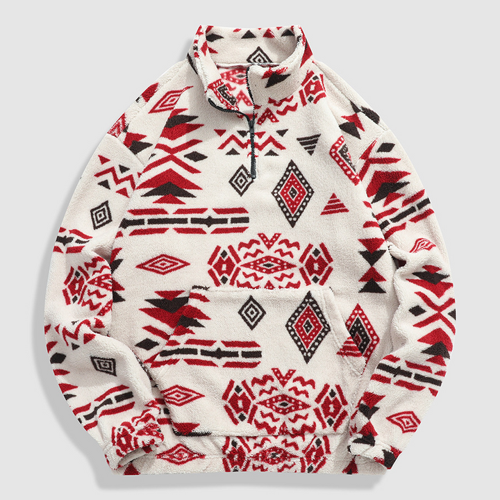 Lion Style | Simon Men’s Quarter-Zip Fleece Pullover Lion Style