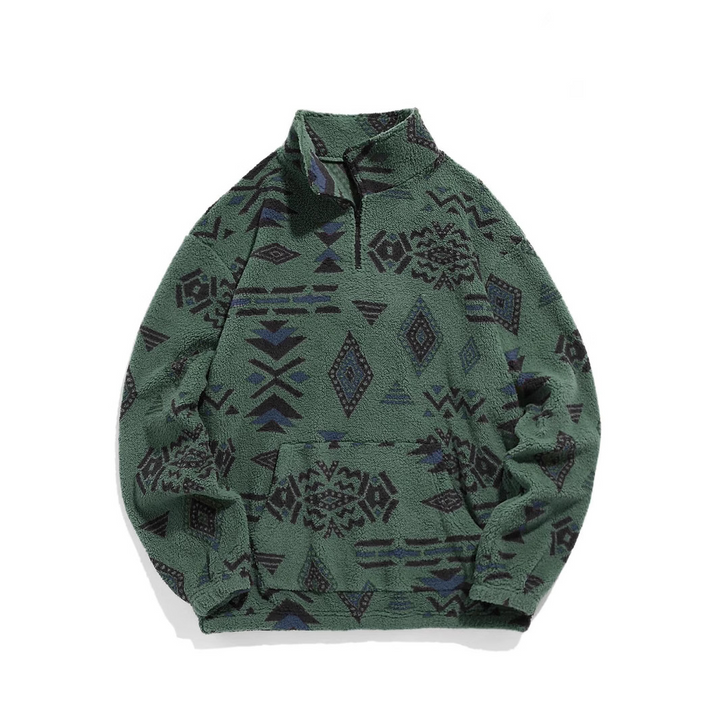 Lion Style | Simon Men’s Quarter-Zip Fleece Pullover Lion Style