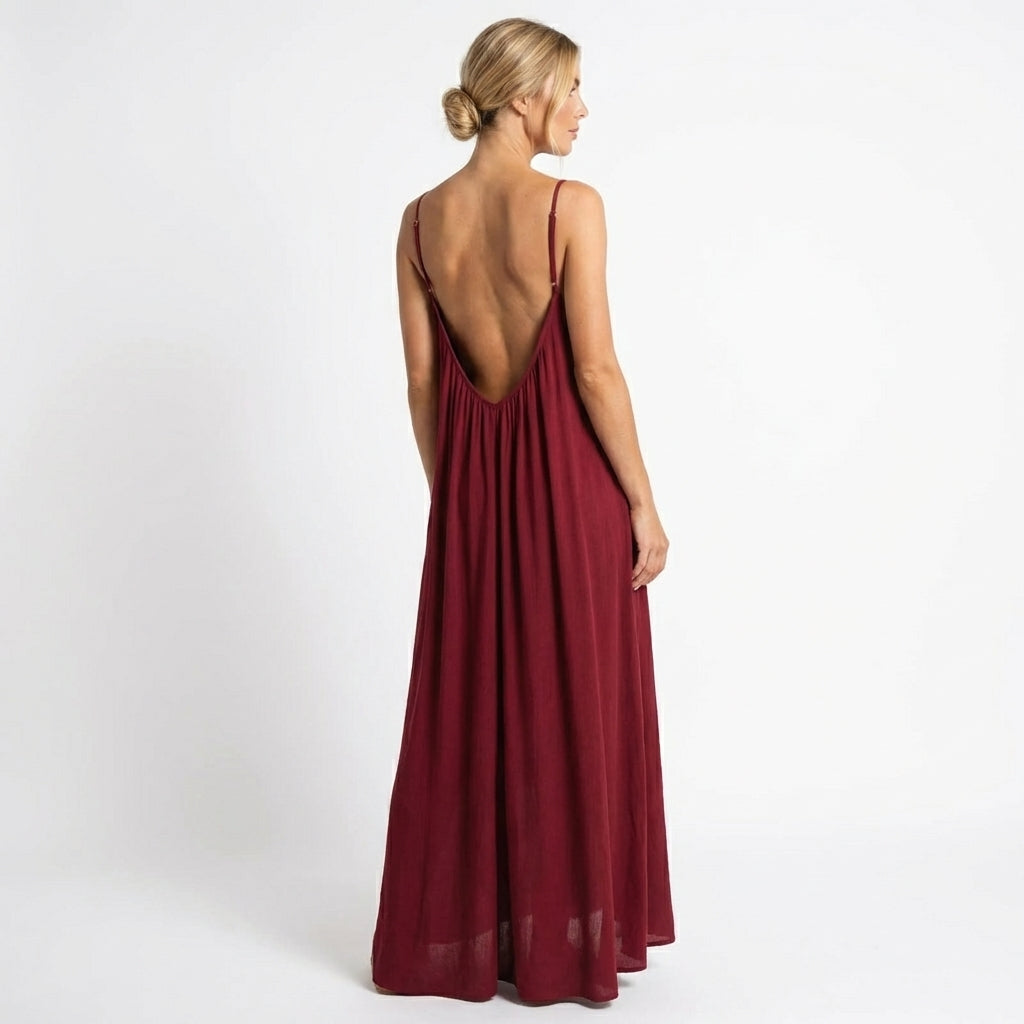 Lion Style | Women’s Backless Maxi Dress