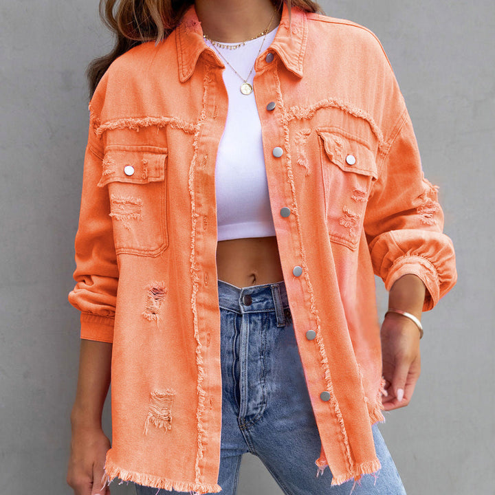 Lion Style | Women’s Distressed Denim Jacket