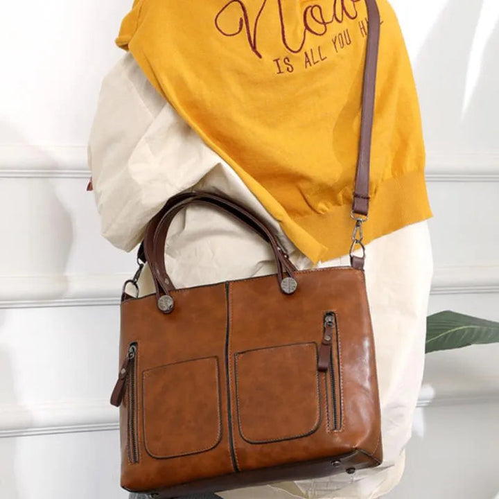 Lion Style | Women’s Leather Shoulder Bag