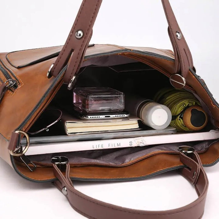 Lion Style | Women’s Leather Shoulder Bag