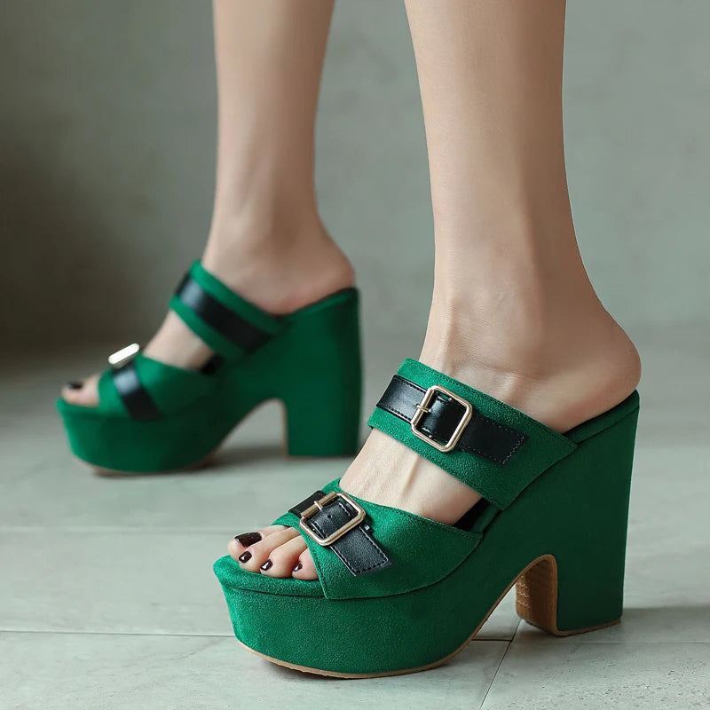 Lion Style | Women’s Platform Heel Sandals