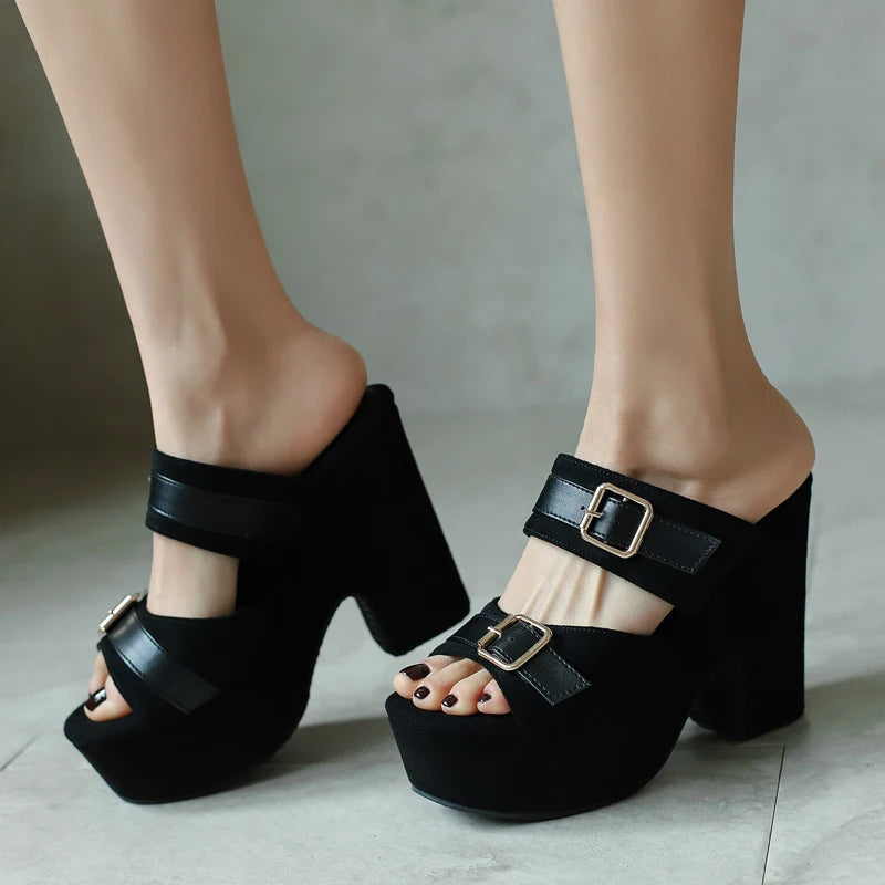 Lion Style | Women’s Platform Heel Sandals