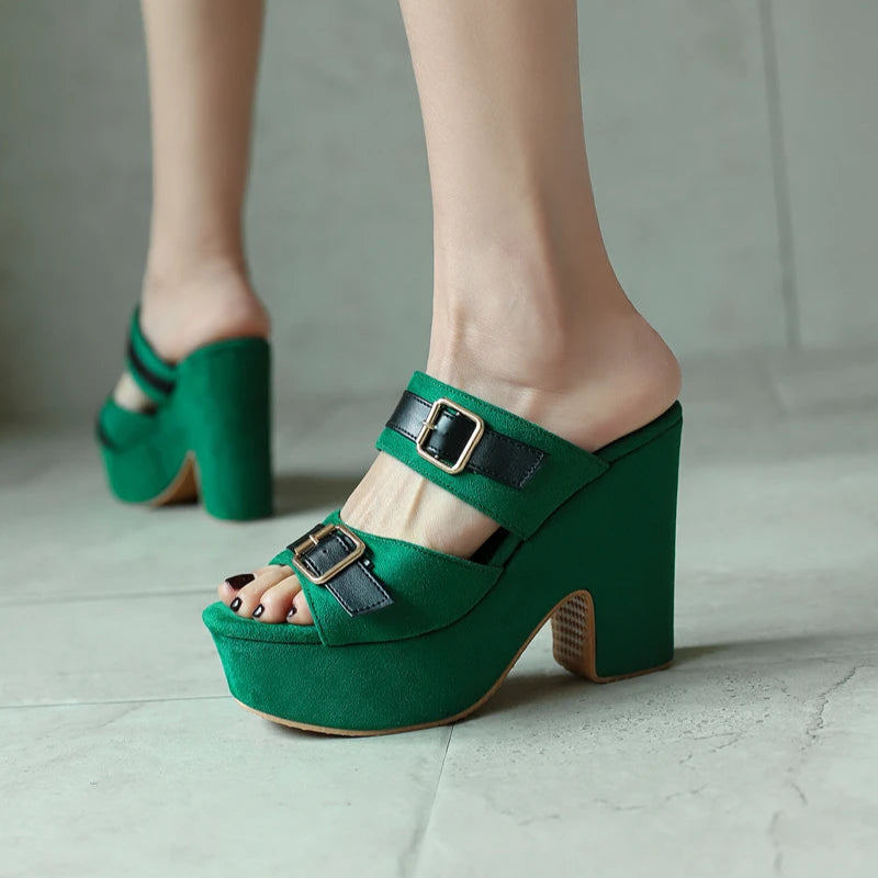 Lion Style | Women’s Platform Heel Sandals