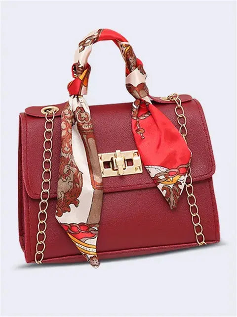 Lion Style | Women’s Scarf Handle Handbag