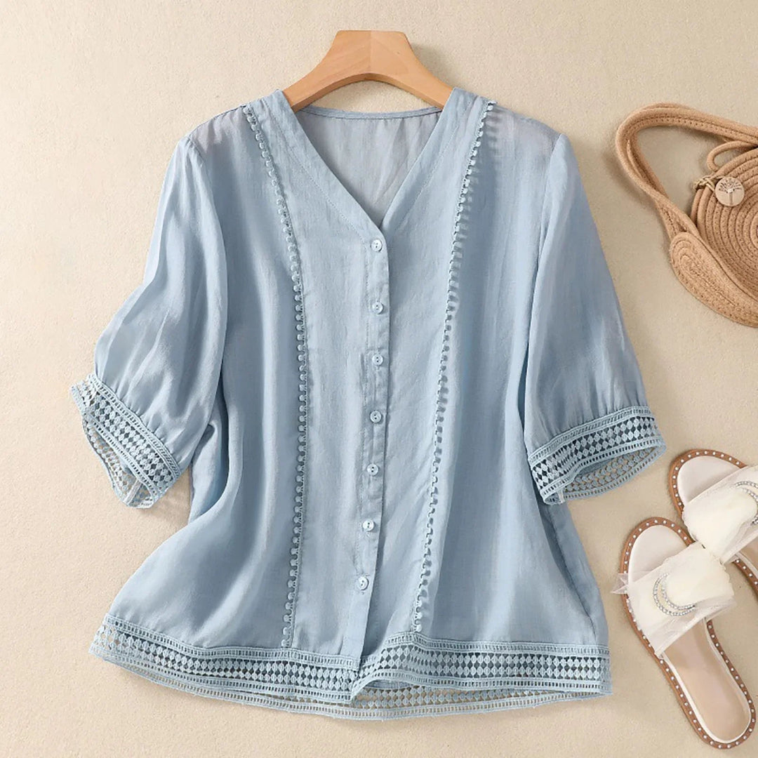 Lion Style | Women’s Soft Button Blouse