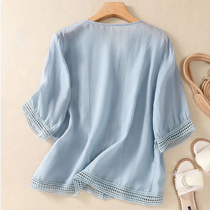 Lion Style | Women’s Soft Button Blouse