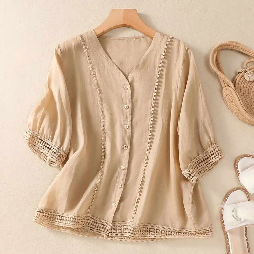 Lion Style | Women’s Soft Button Blouse