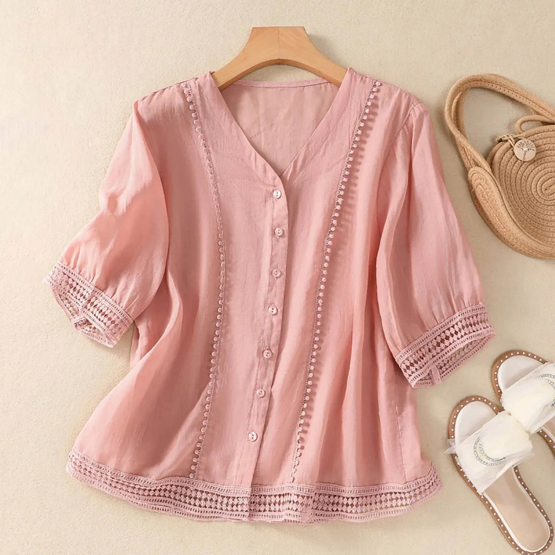 Lion Style | Women’s Soft Button Blouse