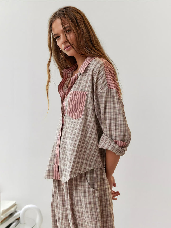 Lion Style | Women’s Soft Plaid Pajama Set