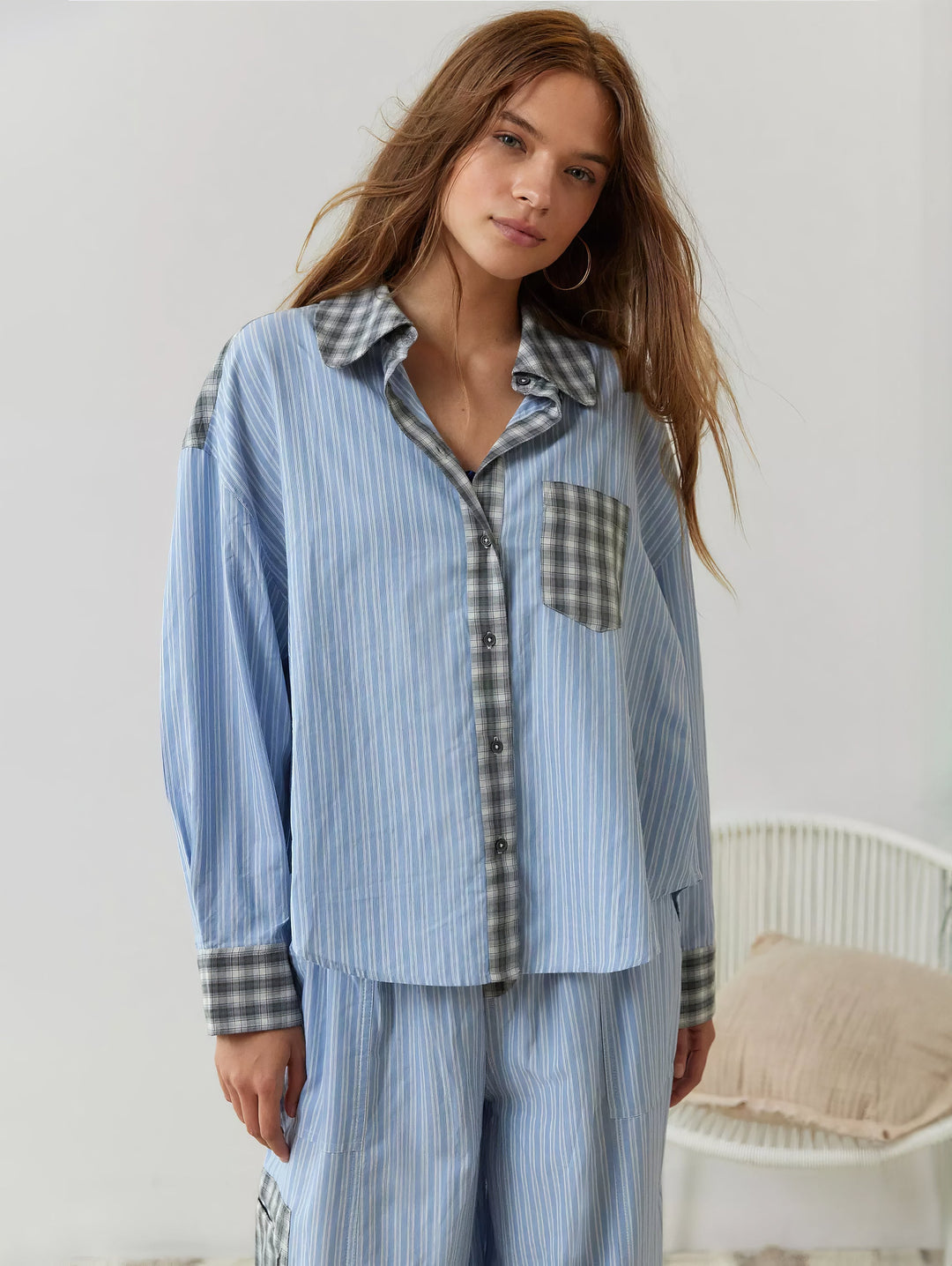 Lion Style | Women’s Soft Plaid Pajama Set
