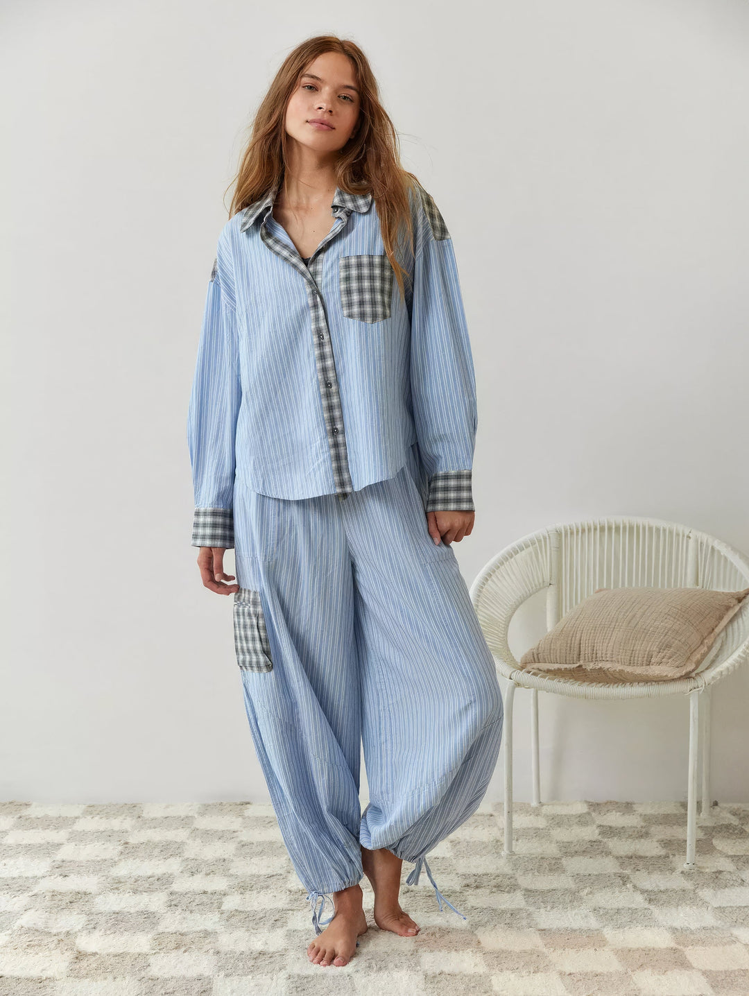Lion Style | Women’s Soft Plaid Pajama Set