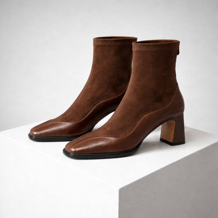 Lion Style | Women’s Square Toe Heeled Boots