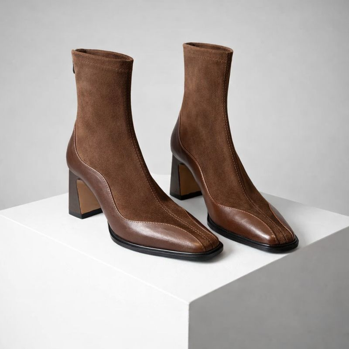 Lion Style | Women’s Square Toe Heeled Boots