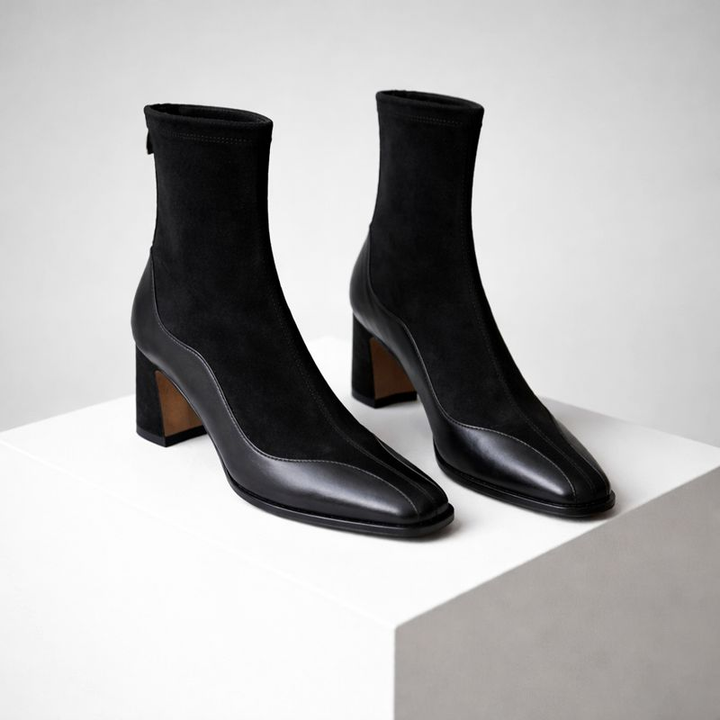 Lion Style | Women’s Square Toe Heeled Boots