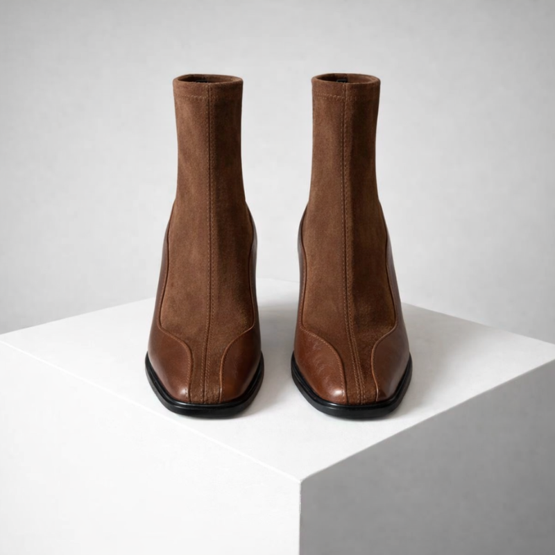 Lion Style | Women’s Square Toe Heeled Boots