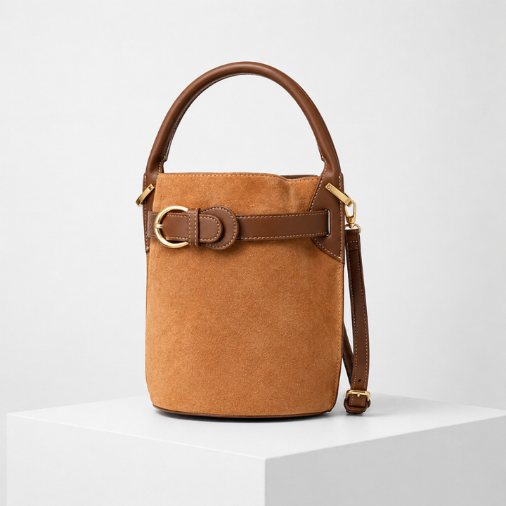 Lion Style | Women’s Suede Bucket Handbag