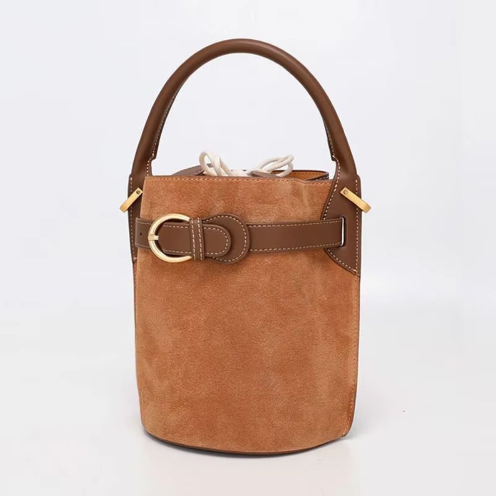 Lion Style | Women’s Suede Bucket Handbag
