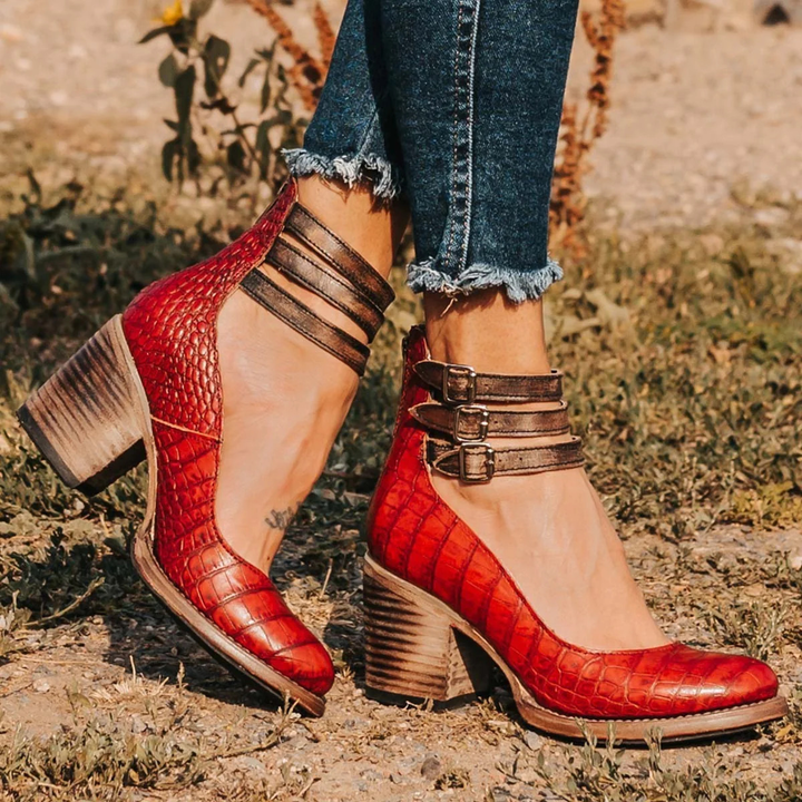 Lion Style | Women’s Triple Strap Heels