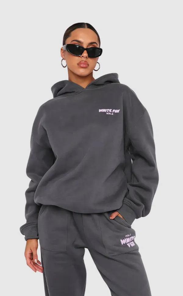 Lion Style | Women’s White Fox Hoodie Set