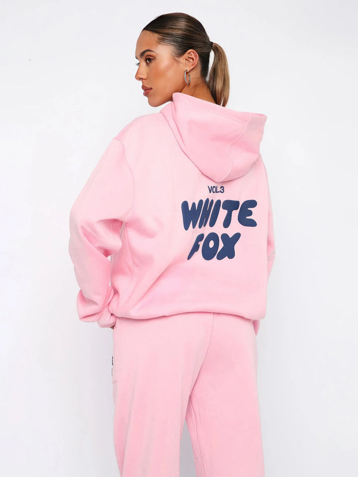 Lion Style | Women’s White Fox Hoodie Set