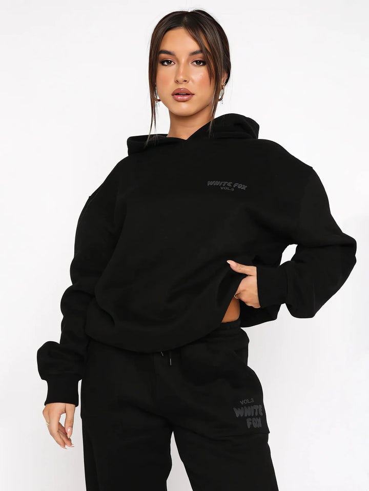 Lion Style | Women’s White Fox Hoodie Set