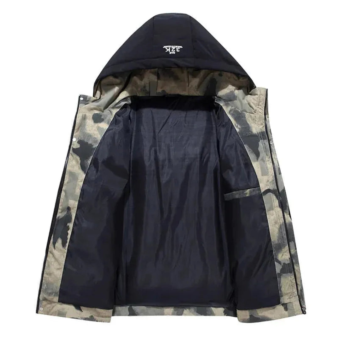 Logan Men’s Waterproof Hooded Puffer Jacket